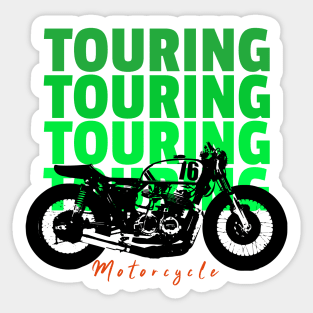 Touring Motorcyle Sticker